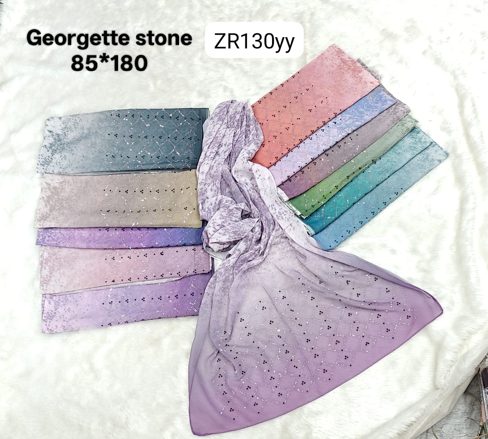 Georgette Stone Hijab