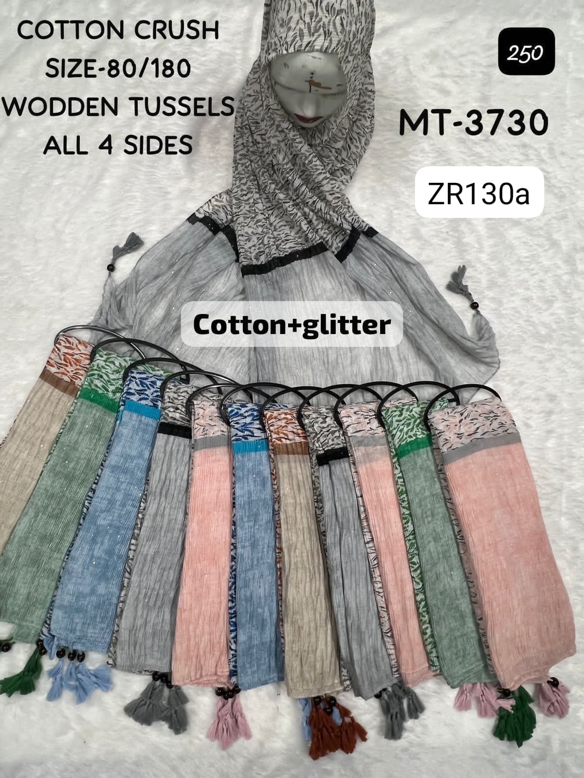 Cotton glitter Hijab