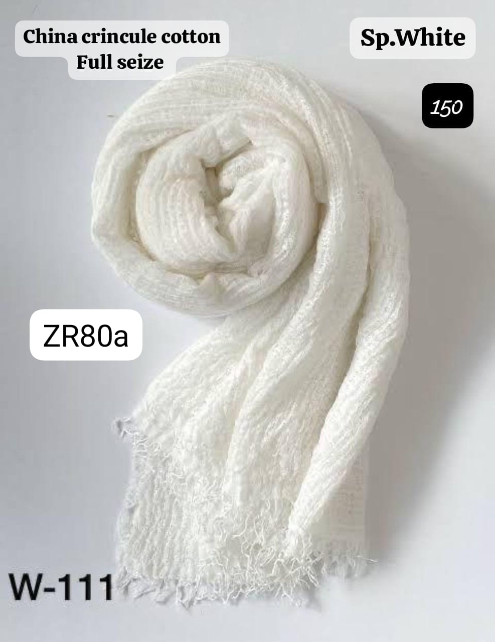 China Crincule Cotton  full Size