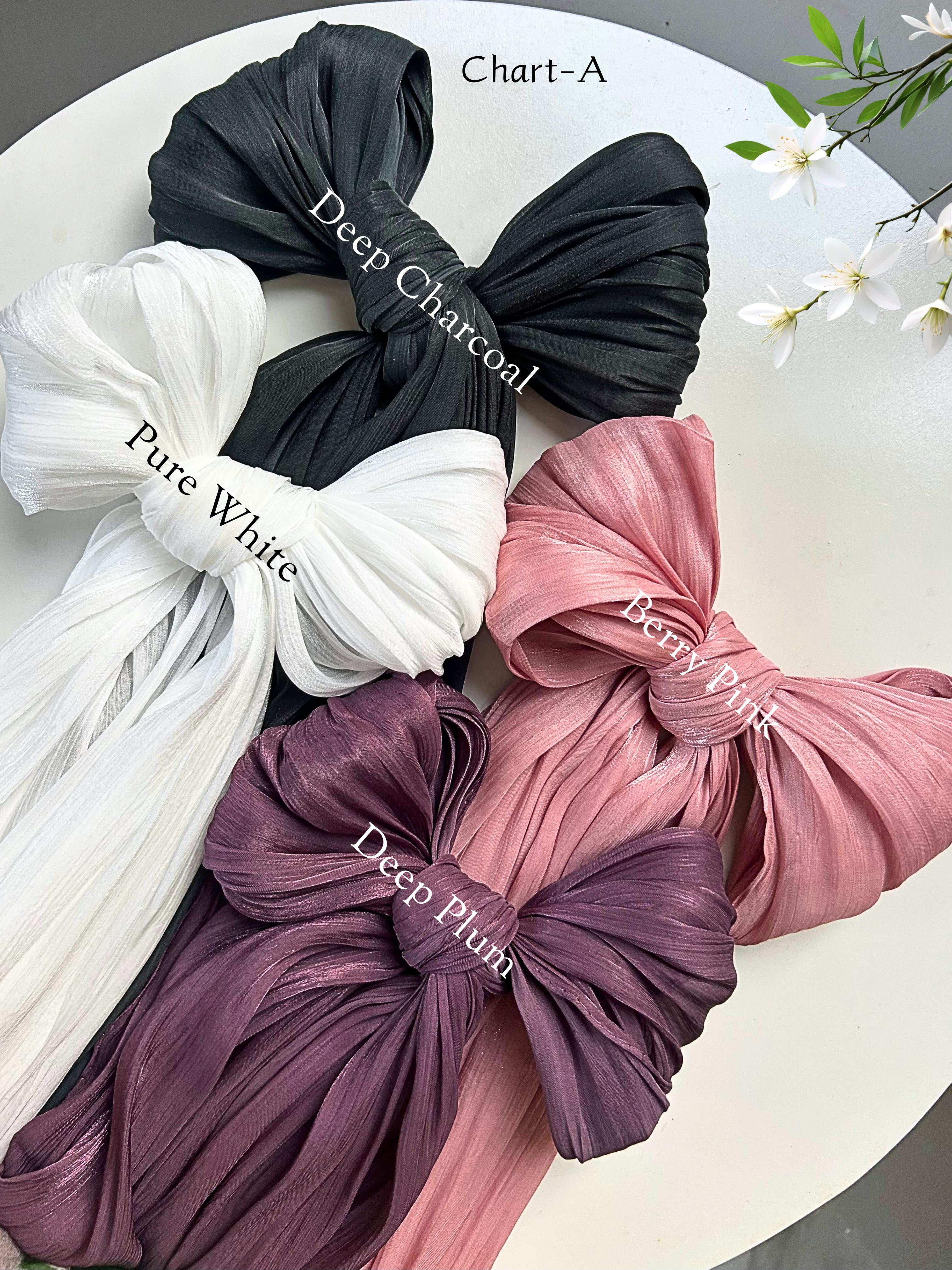 Organza Shimmer Hijabs