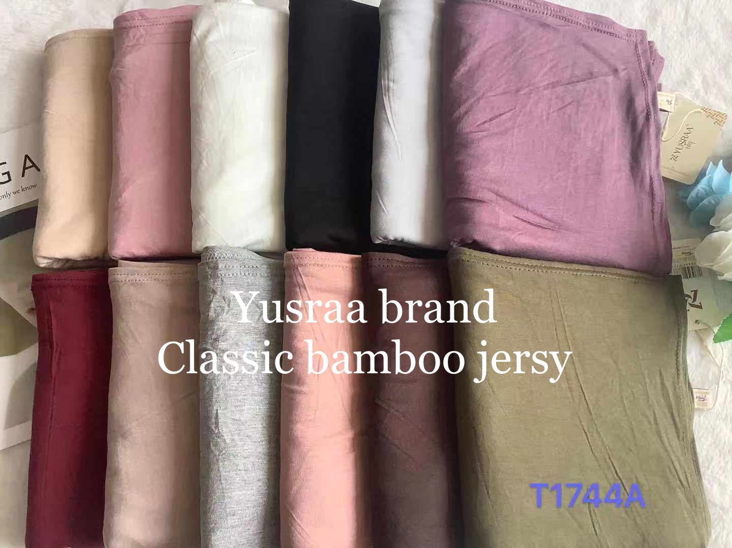 IMPORTED PREMIUM YUSRAA BRAND CLASSIC BAMBOO JERSY HIJABS