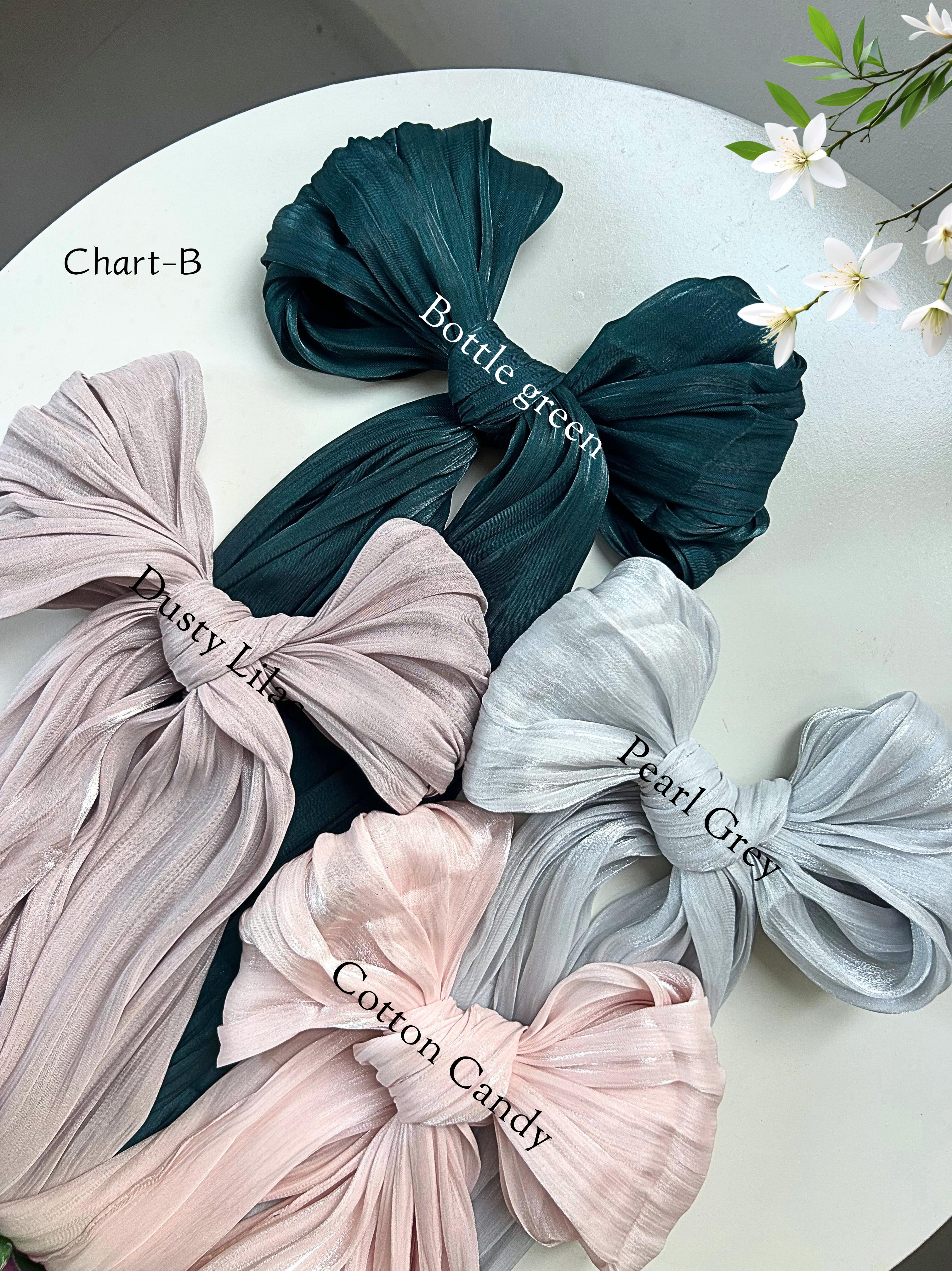 Organza Shimmer Hijabs