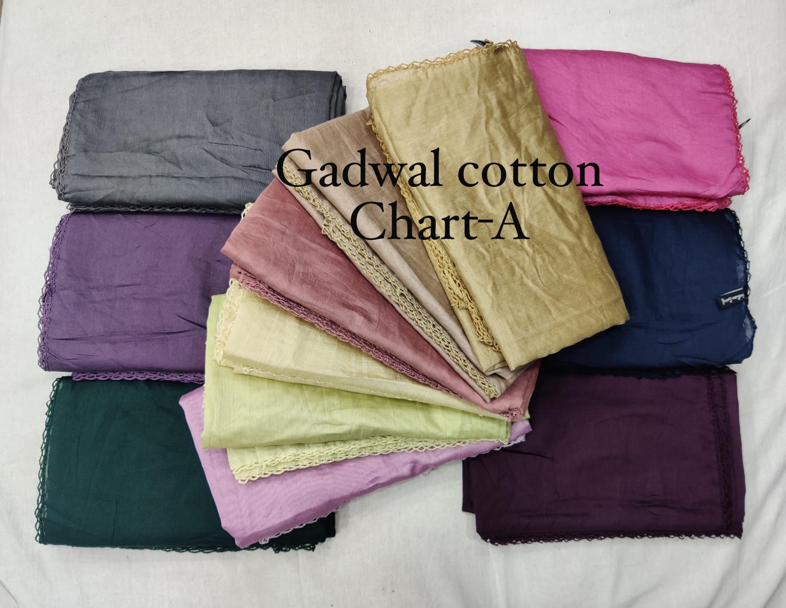 GADWAL COTTON CROCHET 24 COLOURS
