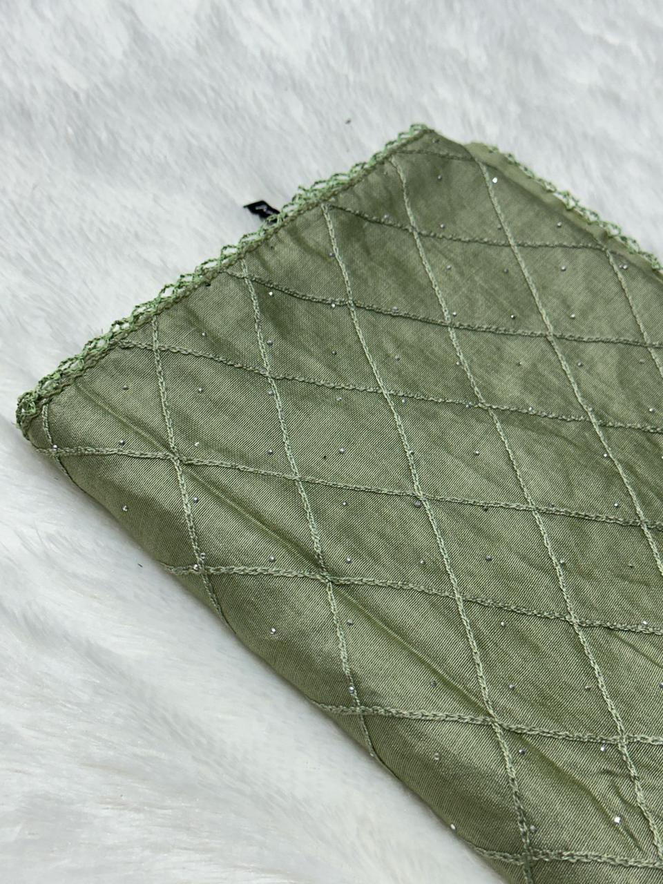 New Premium Cotton with crochet lace