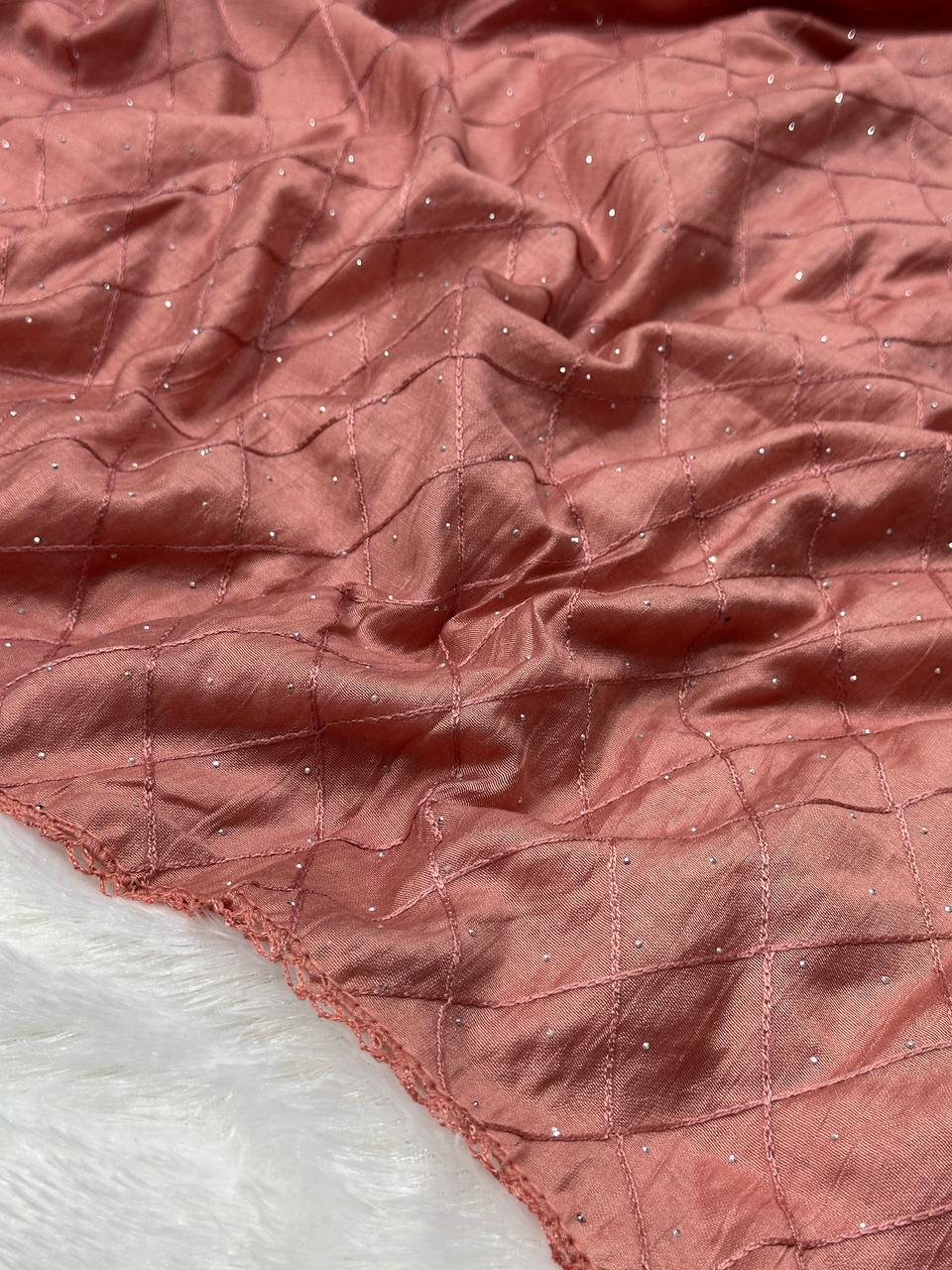 New Premium Cotton with crochet lace