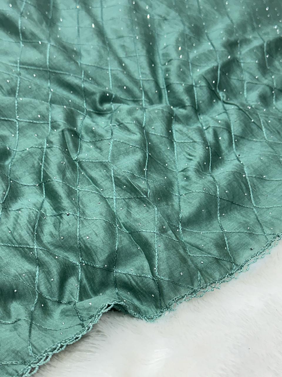 New Premium Cotton with crochet lace