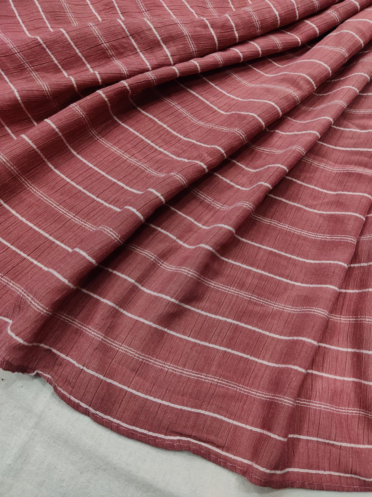 New Premium cotton white stripes…