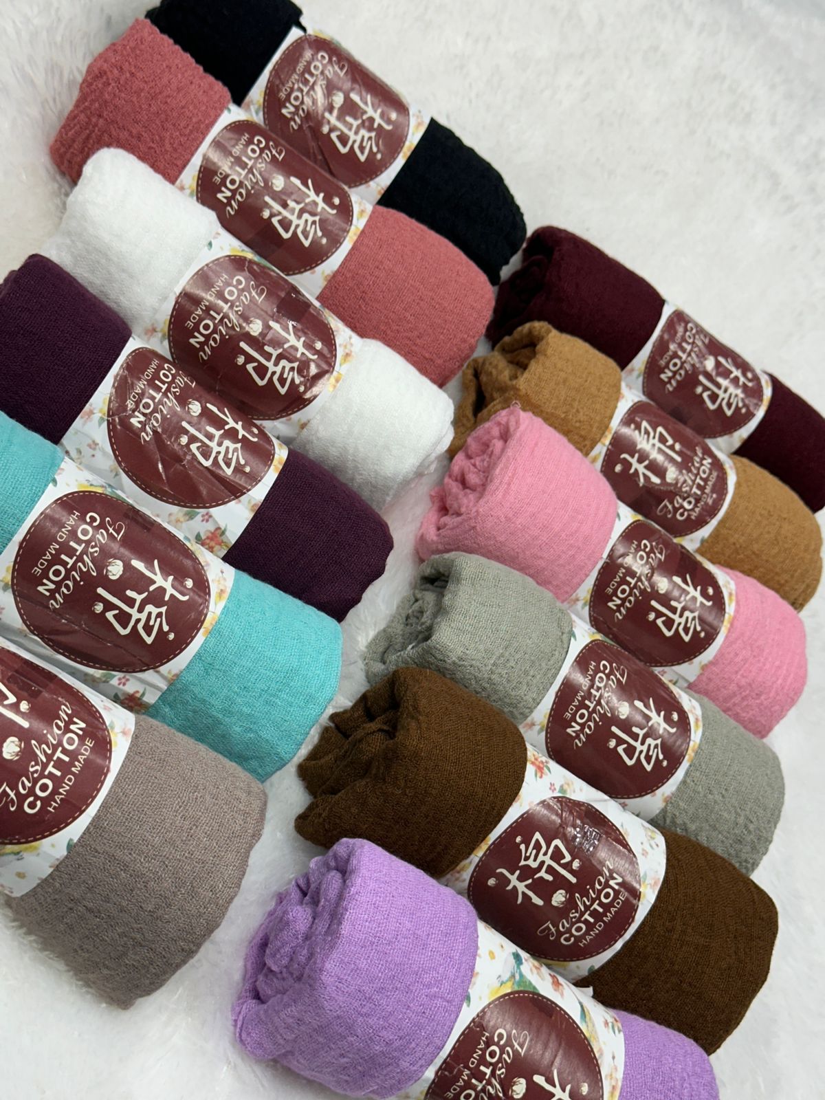 New colors of cotton crinkle