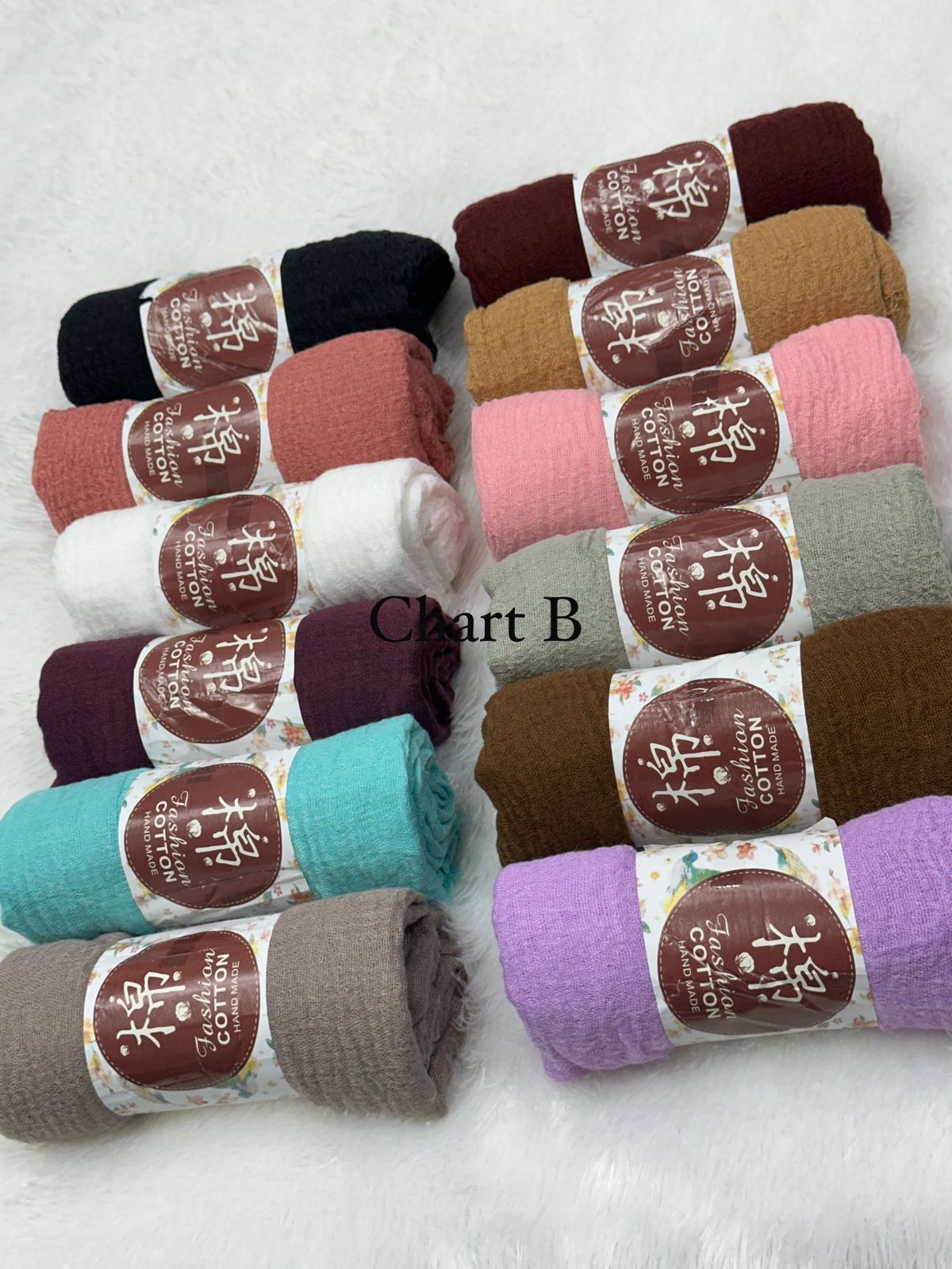 New colors of cotton crinkle