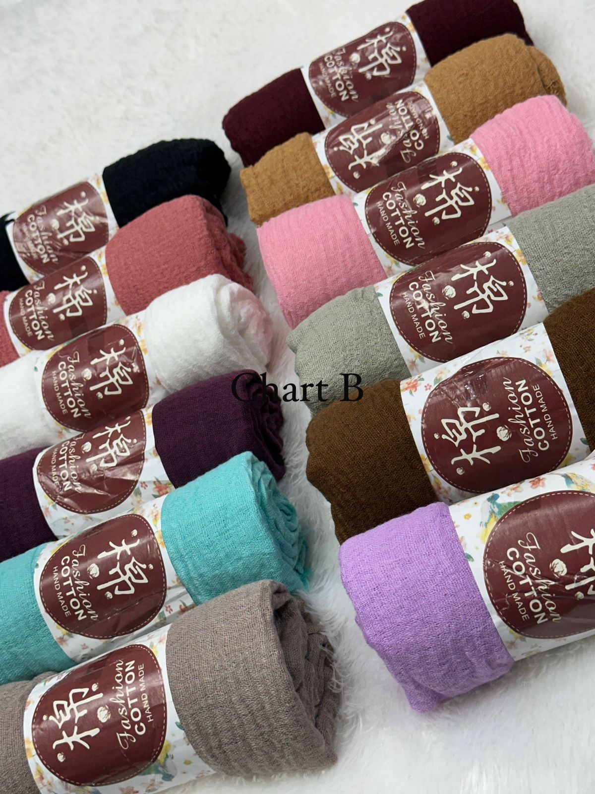 New colors of cotton crinkle
