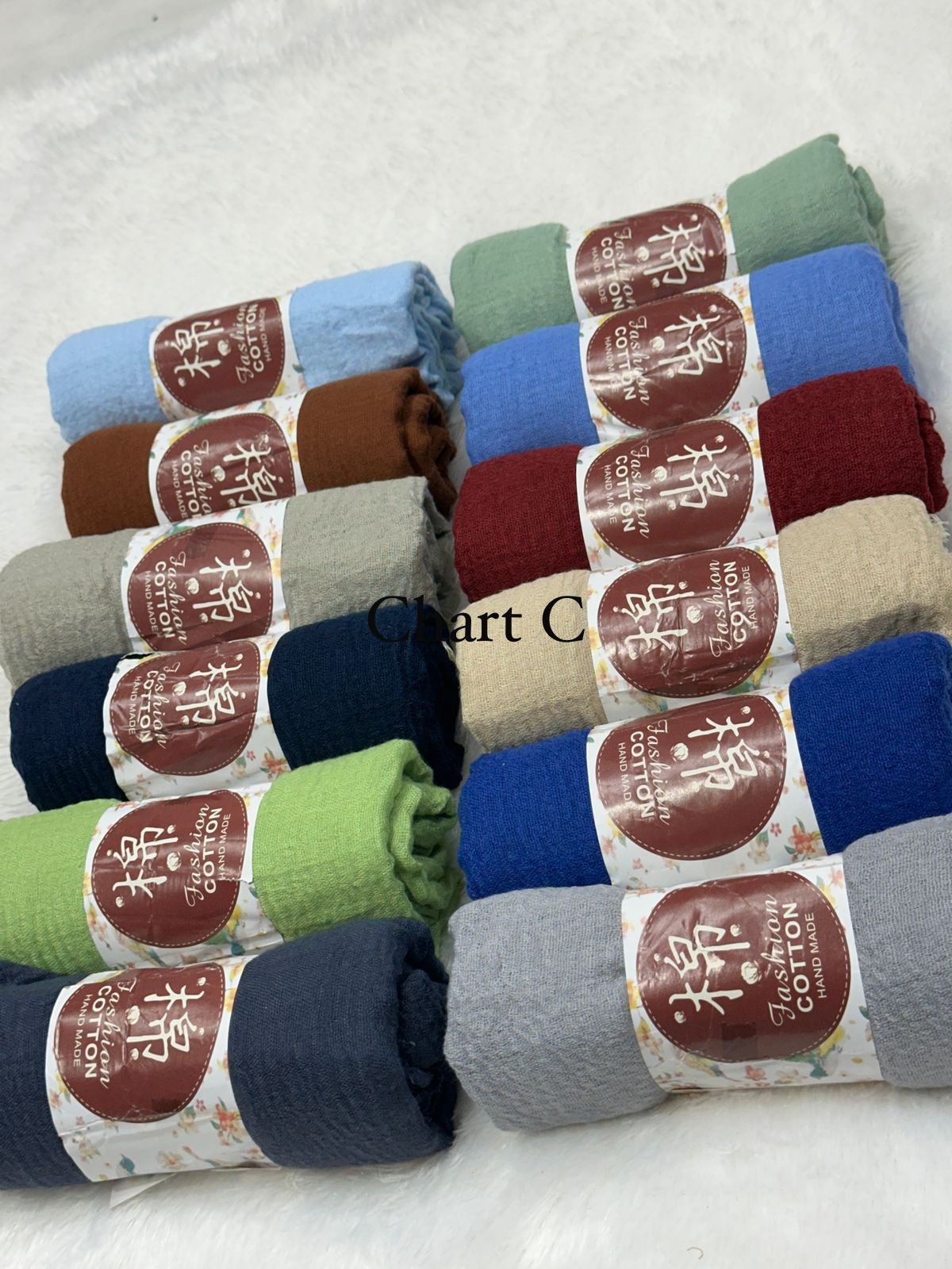 New colors of cotton crinkle