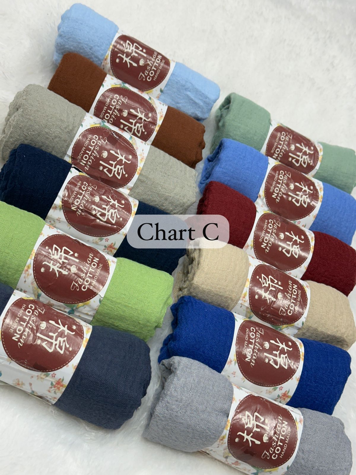 New colors of cotton crinkle