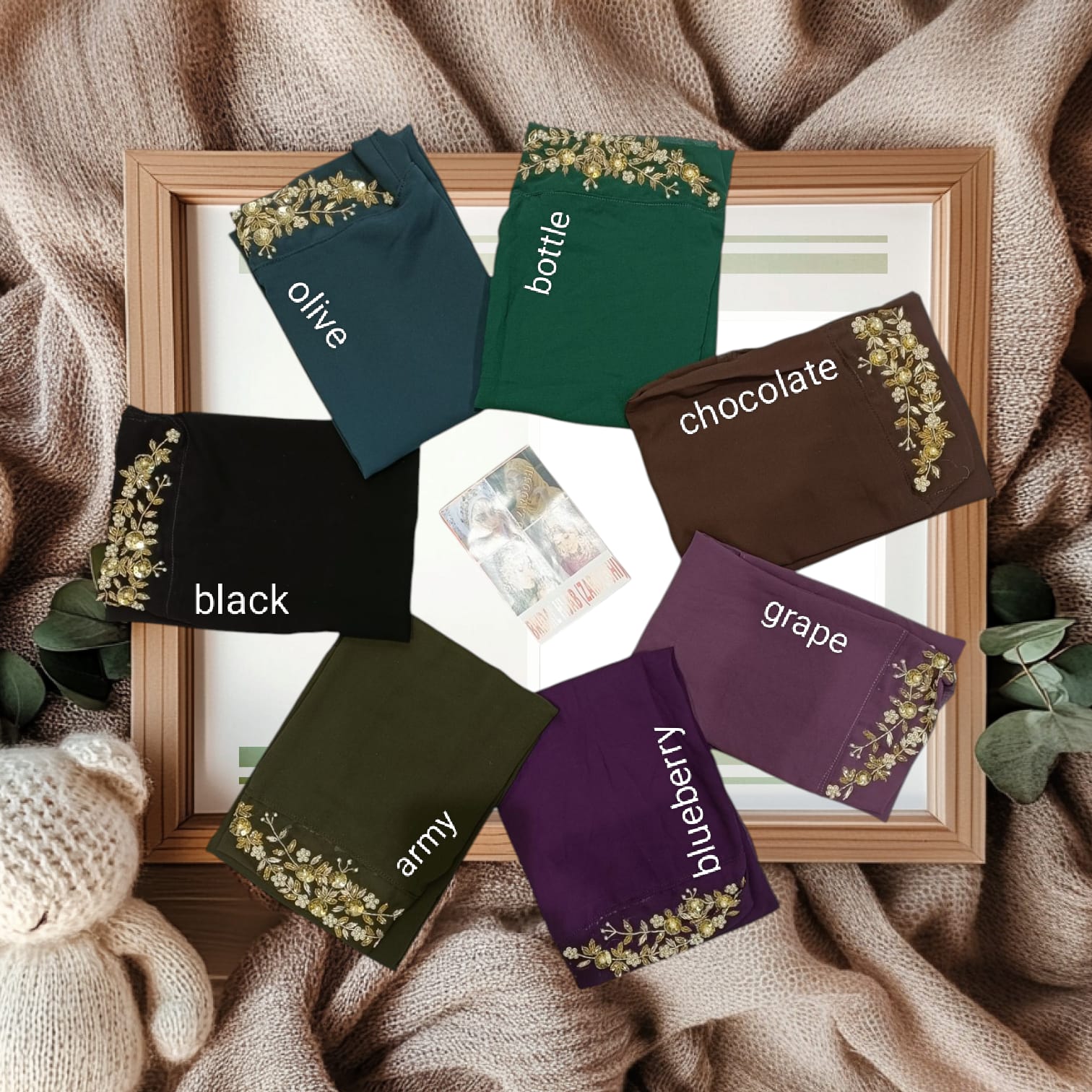 Zardoshi hand work  Bridal Hijabs