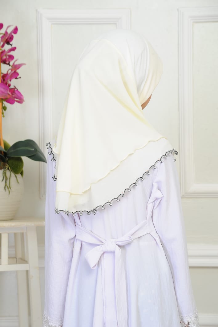 Kids Cotton ribbed Hijab