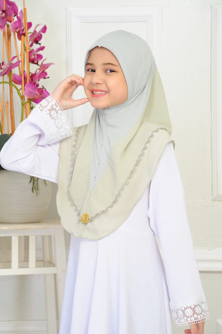 Kids Cotton ribbed Hijab