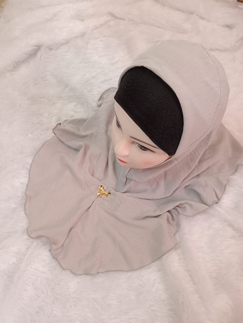 Imported Cey crush instant wear kids hijab