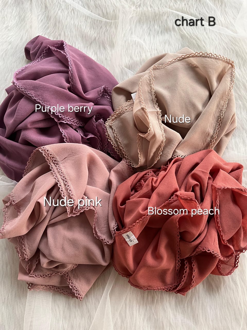 ✿ Malaysian georgette with crochet ✿